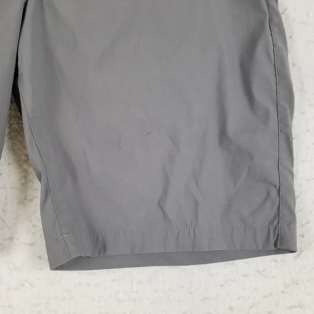 Eddie Bauer Shorts Mens 40 Gray Nylon Spandex Lightweight Outdoor Hiking Pocket‎